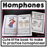 Homophones Book (Super fun homophones activity!)