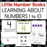 Identifying Recognizing Numbers 1 to 10 Mini Books Reading