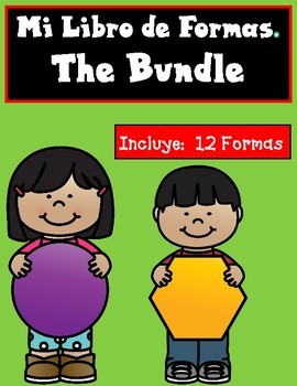 Preview of My Little Books of Shapes (SPANISH):  BUNDLED