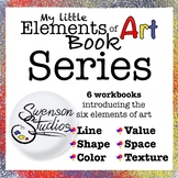 Little Elements of Art Book: 6 Workbook SERIES, Printable 