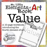 Little Elements of Art Book: VALUE, Printable Workbook for