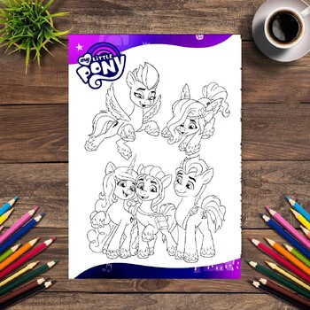 My Little Pony Coloring Book +100 Pages, Coloring Pages Printable for kids