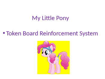 Preview of My Little Pony Positive Behavior Support (Autism, ODD, Special Needs)