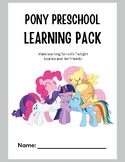 My Little Pony Preschool Learning Pack (OT/handwriting 18 pages)
