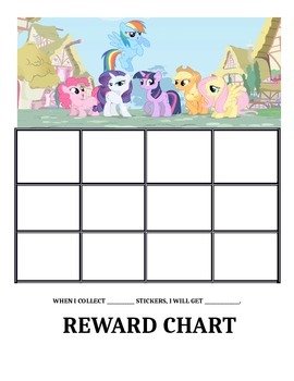 My Little Pony Sticker Chart