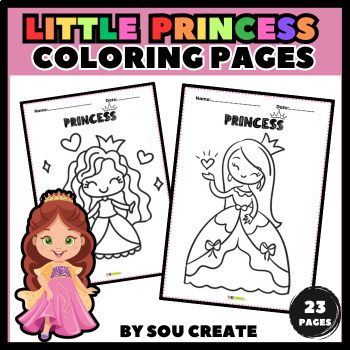 Preview of My Little Princess Coloring Pages