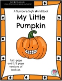 My Little Pumpkin Sight Word Book