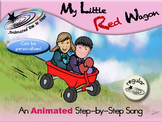 My Little Red Wagon - Animated Step-by-Step Song - Regular