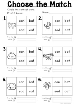 literacy-writing-sentence-building-worksheets-centers-flip-books-kids -easy-fun-activities-first-grade-kit-1 - Whimsy Workshop Teaching