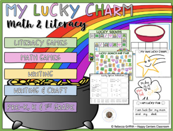 Preview of "My Lucky Charm" St. Patricks Day Math and Literacy Activities