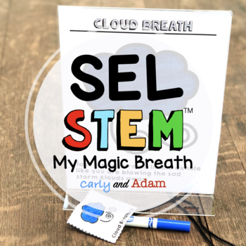 Preview of My Magic Breath CASEL Self Management SEL Activity and Read Aloud STEM Challenge