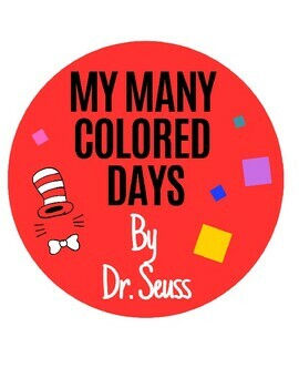 Preview of My Many Colored Days Activities & Color Worksheet