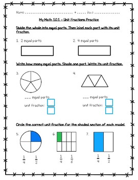 MA.3.FR.1.1 - Represent and interpret unit fractions in the form 1