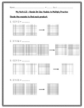 Preview of My Math - 5th Grade - Chapter 6 - Multiply and Divide Decimals Worksheets
