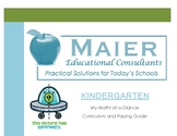 My Math! Curriculum and Pacing Guide (Kindergarten)