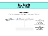 My Math McGraw-Hill 2018. Grade 4. Exit Slips. Chapter 1