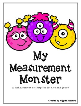 Preview of My Measurement Monster Craftivity FREEBIE