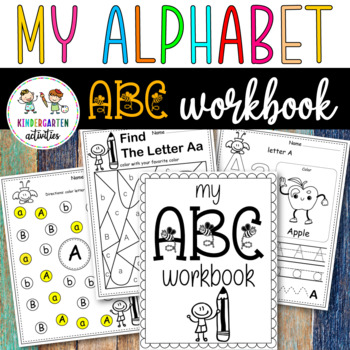 My Mega Book Of Alphabet: Alphabet Handwriting Practice -Letter A ...