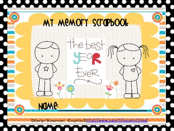 Preview of My Memory Scrapbook, The Best Year Ever: NOW EDITABLE AND DOUBLE THE SIZE