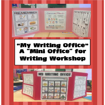Preview of Writing Workshop "My Mini Office" For Centers & More with Google™ & PDFs