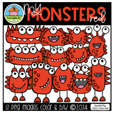 My Monsters RED (P4Clips Trioriginals) COLOR CLIPART