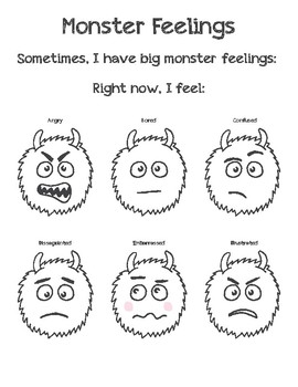 My Monster Relaxation Book by OuTcomes Therapy | TPT