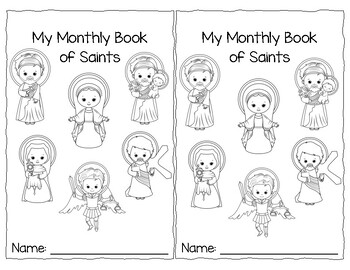 Preview of My Monthly Book of Saints
