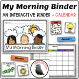 My Morning Binder (Interactive / Adapted) | Calendar, Weat