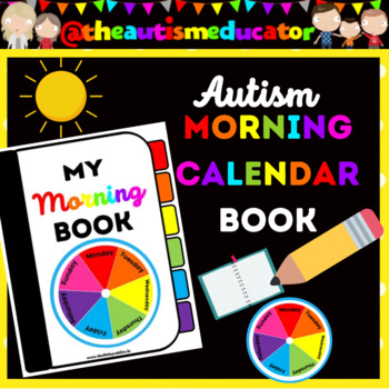 Preview of My Morning Calendar Book Activities for Autism Special Education