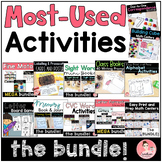 My Most Used Activities BUNDLE | Math, Literacy, Fine Moto