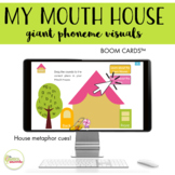 My Mouth House & Giant Speech Sound Mouth Visuals BOOM Cards™ 