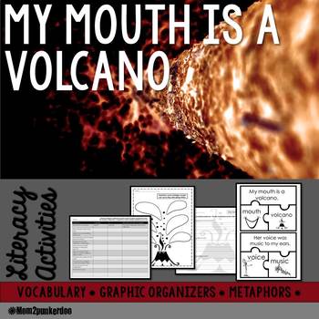 Preview of My Mouth Is A Volcano Literacy Activities