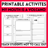 My Mouth Is A Volcano Reflection Activities: Perfect for B