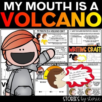 Preview of My Mouth is a Volcano Printable and Digital Activities