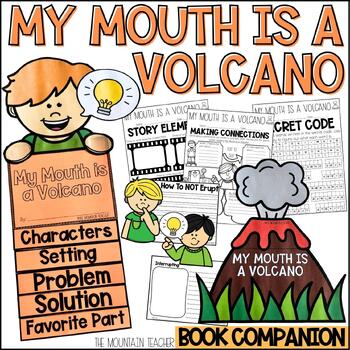 Preview of My Mouth is a Volcano Read Aloud Activities with Back to School Crafts