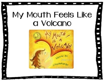 Preview of My Mouth is a Volcano Social Story