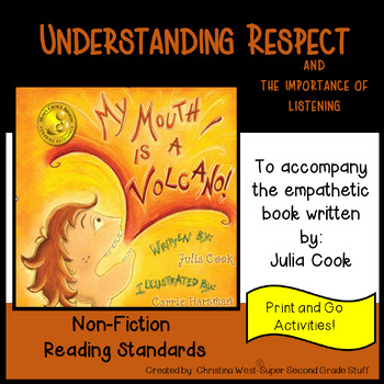 Preview of My Mouth is a Volcano! To Accompany the Empathetic Book by Julia Cook