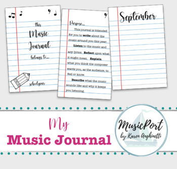 Preview of My Music Journal