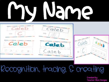 Preview of My Name- Editable Worksheets for PreK/Preschool