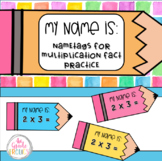 My Name Is: Multiplication Fact Practice