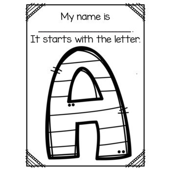 My Name Starts With... by The Bilingual Rainbow | TpT