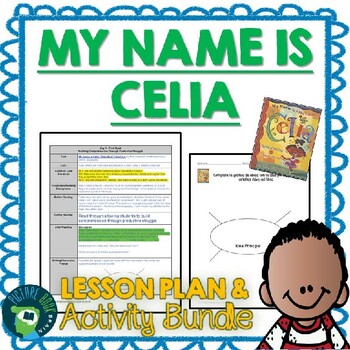 Preview of My Name is Celia: The Life of Celia Cruz Lesson Plan & Activities