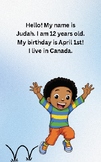 My Name is Judah, ELL/ESL