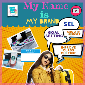 Preview of My Name is My Brand-Goal Setting and Growth Mindset Activity