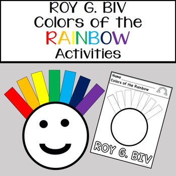 Preview of ROY G. BIV - Colors of the Rainbow Activities