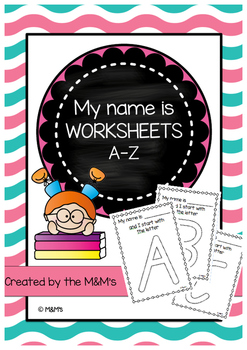 my name is worksheets by the mandms teachers pay teachers