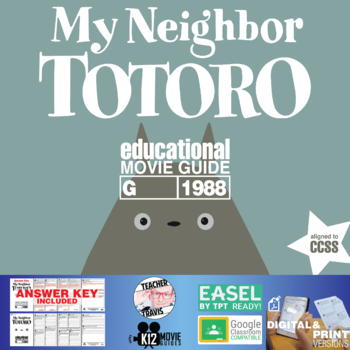 Preview of My Neighbor Totoro Movie Guide | Worksheet | Google Slides (G - 1988)