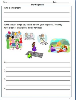 my neighborhood worksheets for grade 2 3 google classroom distance