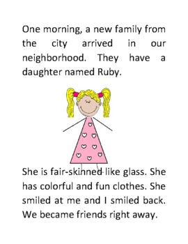 My New Neighbor Ruby - Short Story by Nurjesa Usop | TPT