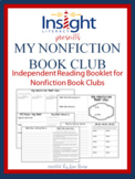 My Nonfiction Book Club Thinking Booklet for Grades 3-6